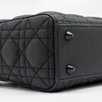 DIOR SMALL MY ABC LADY DIOR CANNAGE CALFSKIN SO BLACK