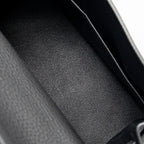 HERMES KELLY 28 TOGO BLACK BRUSHED SHW