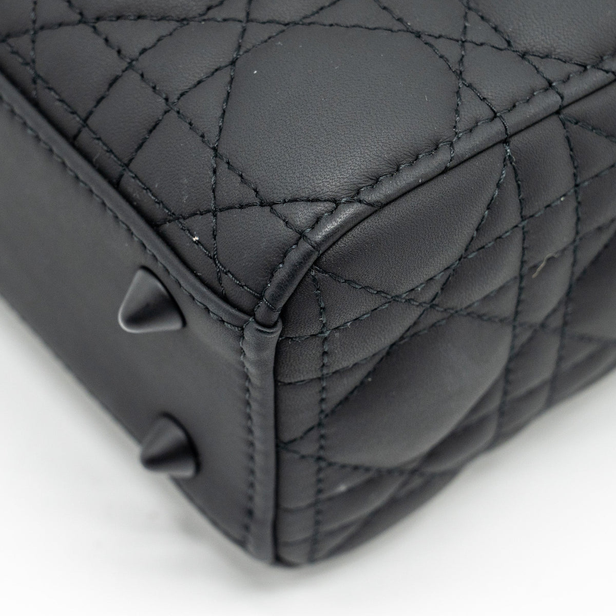 DIOR SMALL MY ABC LADY DIOR CANNAGE CALFSKIN SO BLACK