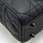 DIOR SMALL MY ABC LADY DIOR CANNAGE CALFSKIN SO BLACK