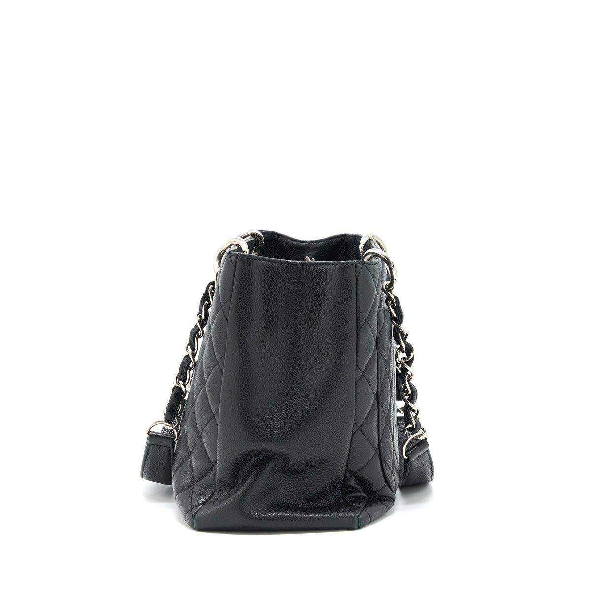 CHANEL GRAND SHOPPING TOTE CAVIAR BLACK SHW
