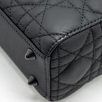 DIOR SMALL MY ABC LADY DIOR CANNAGE CALFSKIN SO BLACK