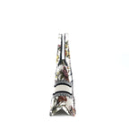 DIOR SMALL BOOK TOTE DIOR PETITES FLEURS EMBROIDERY CANVAS WHITE MULTICOLOUR