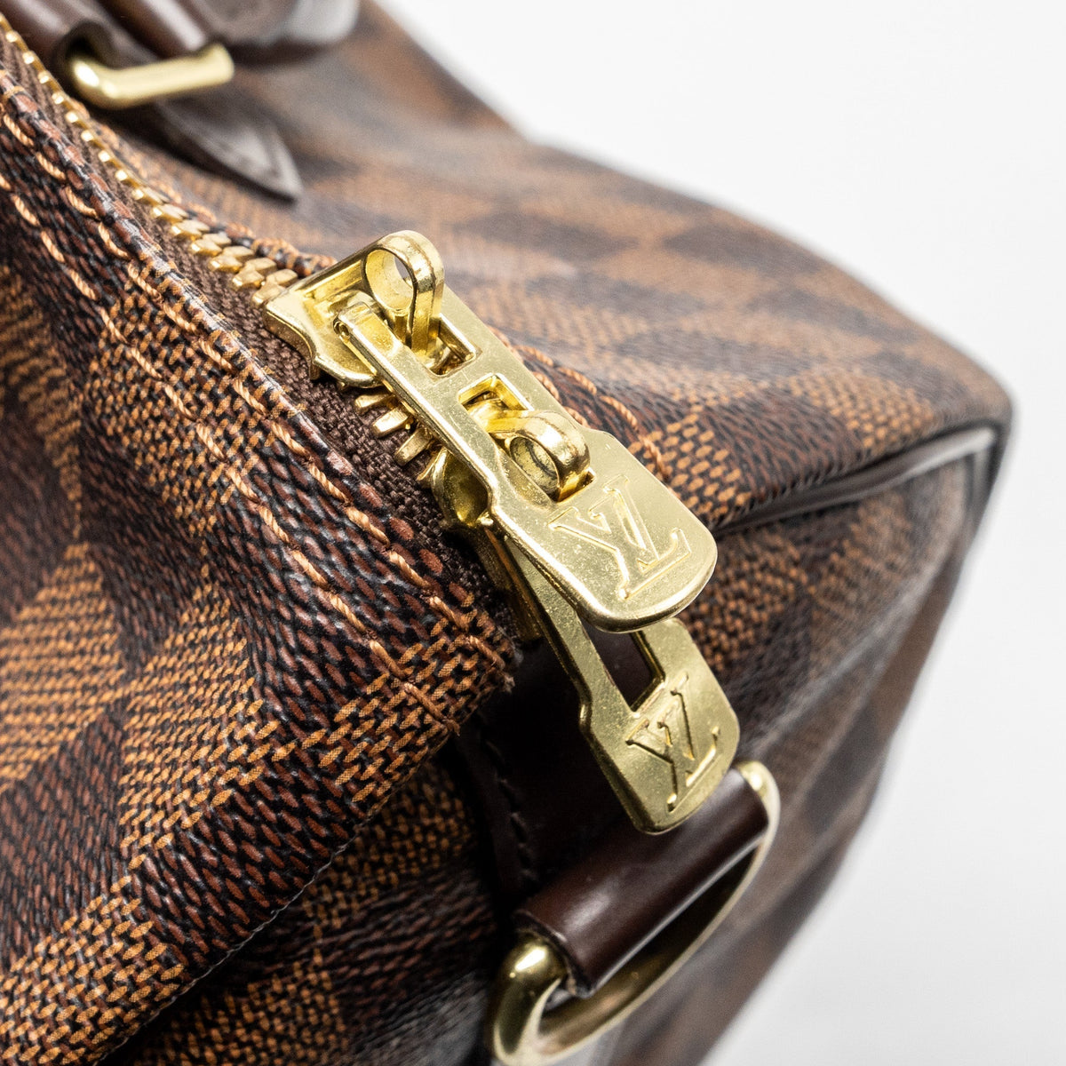 LOUIS VUITTON SPEEDY BANDOULIERE 30 DAMIER EBENE GHW