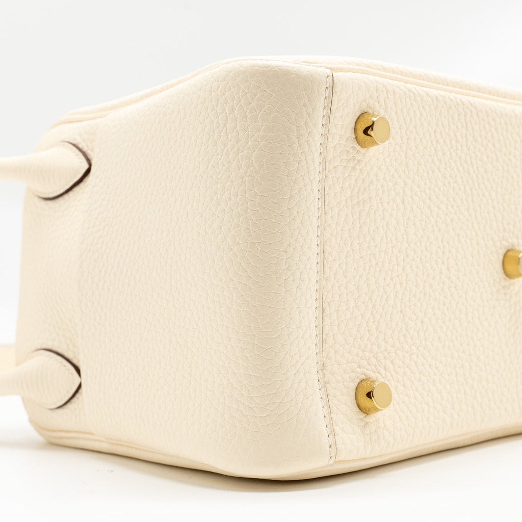 HERMES Lindy 26 Clemence Nata GHW