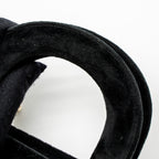 DIOR MINI LADY DIOR VELVET BLACK LGHW