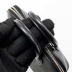 HERMES MINI BOLIDE CHÈVRE MYSORE BLACK SHW