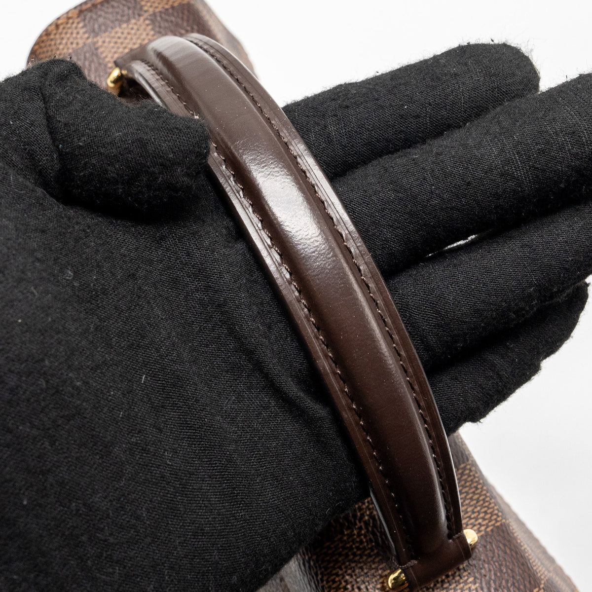 LOUIS VUITTON CROISETTE DAMIER EBENE CANVAS GHW