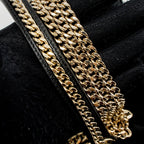 DIOR MINI LADY DIOR VELVET BLACK LGHW
