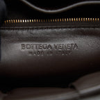 BOTTEGA VENETA CASSETTE BAG WITH CHAIN BROWN GHW