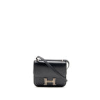 Hermes Mini Constance Monsieur Leather / Lizard Black / Ombré