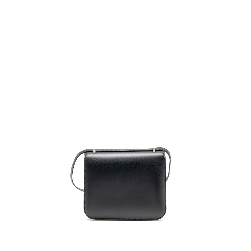 Hermes Mini Constance Monsieur Leather / Lizard Black / Ombré