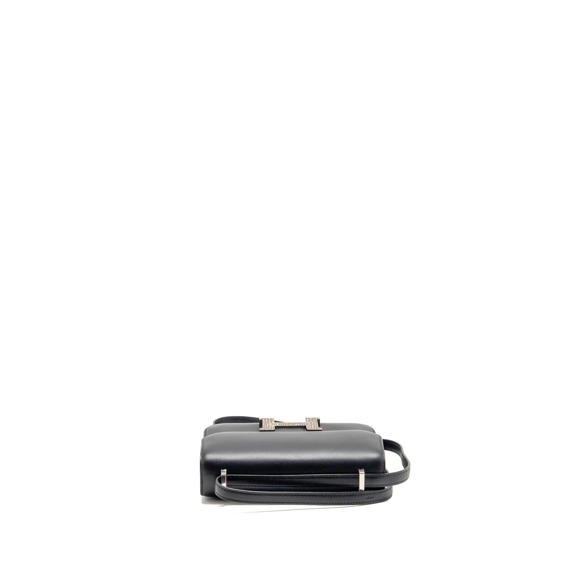 Hermes Mini Constance Monsieur Leather / Lizard Black / Ombré