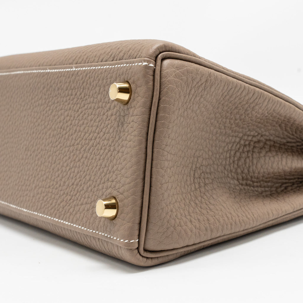 Hermes Kelly 25 Togo Etoupe GHW