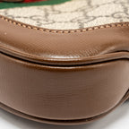 GUCCI JACKIE 1961 MINI SHOULDER BAG GG SUPREME CANVAS/CALFSKIN BROWN/MULTICOLOUR GHW