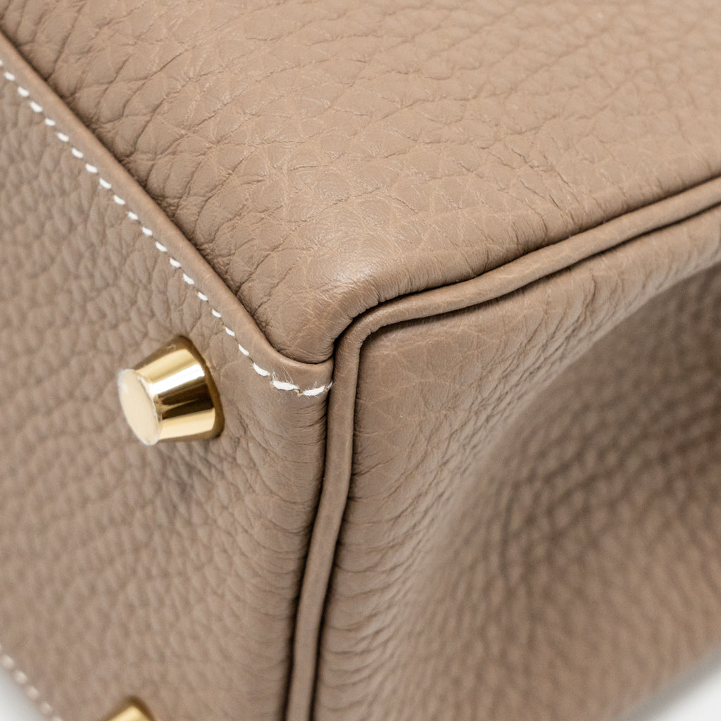 Hermes Kelly 25 Togo Etoupe GHW