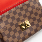 LOUIS VUITTON CROISETTE DAMIER EBENE CANVAS GHW