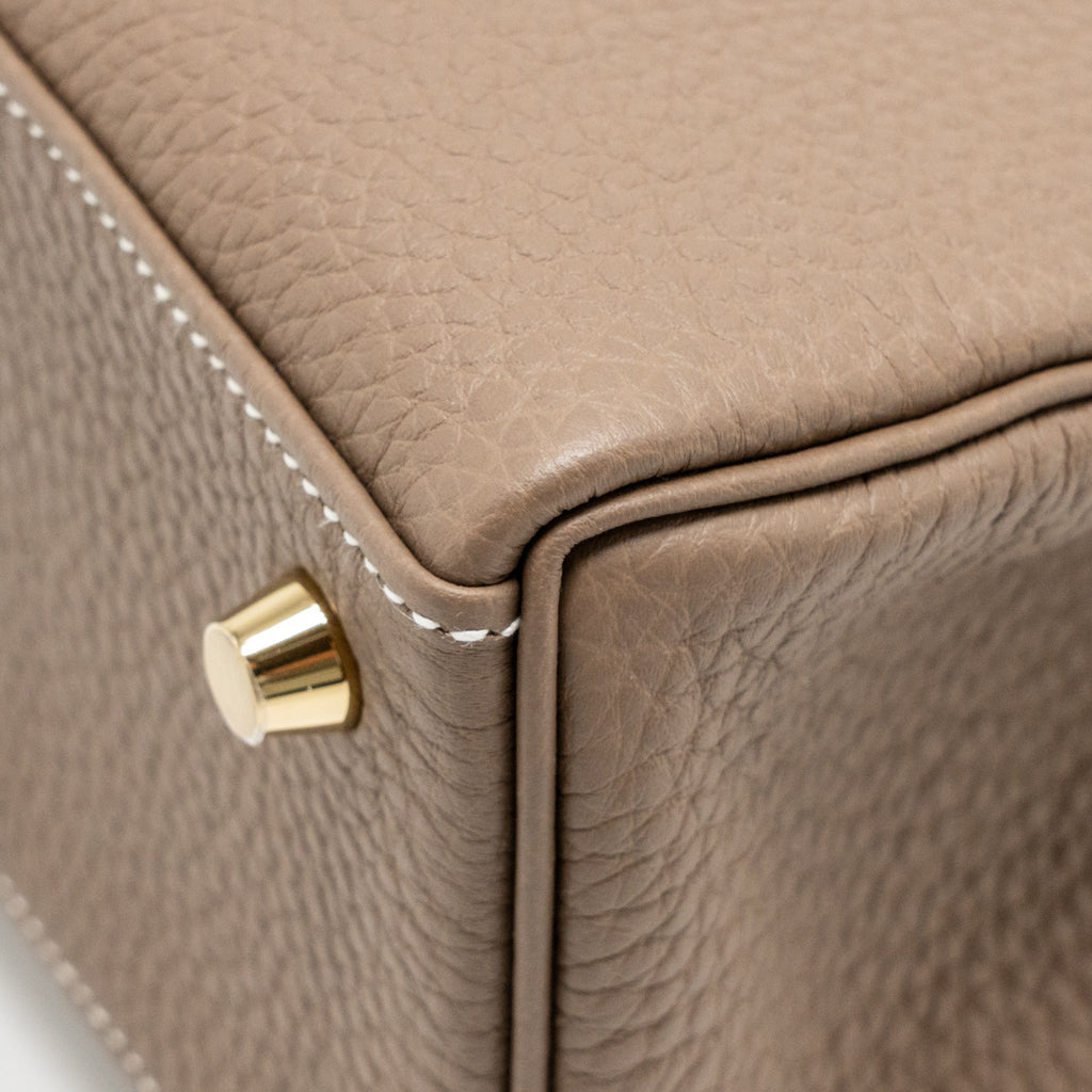 Hermes Kelly 25 Togo Etoupe GHW
