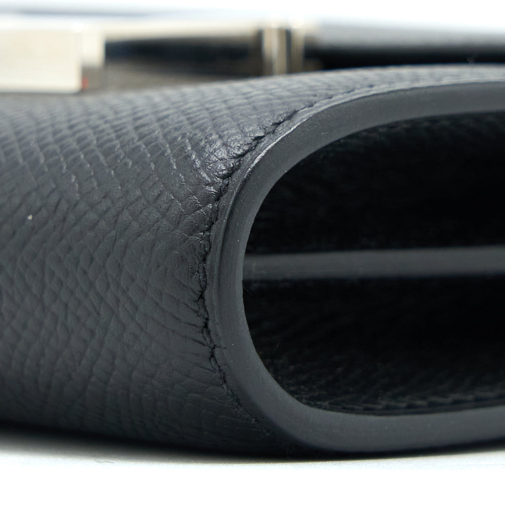 HERMES CONSTANCE WALLET EPSOM BLACK SHW