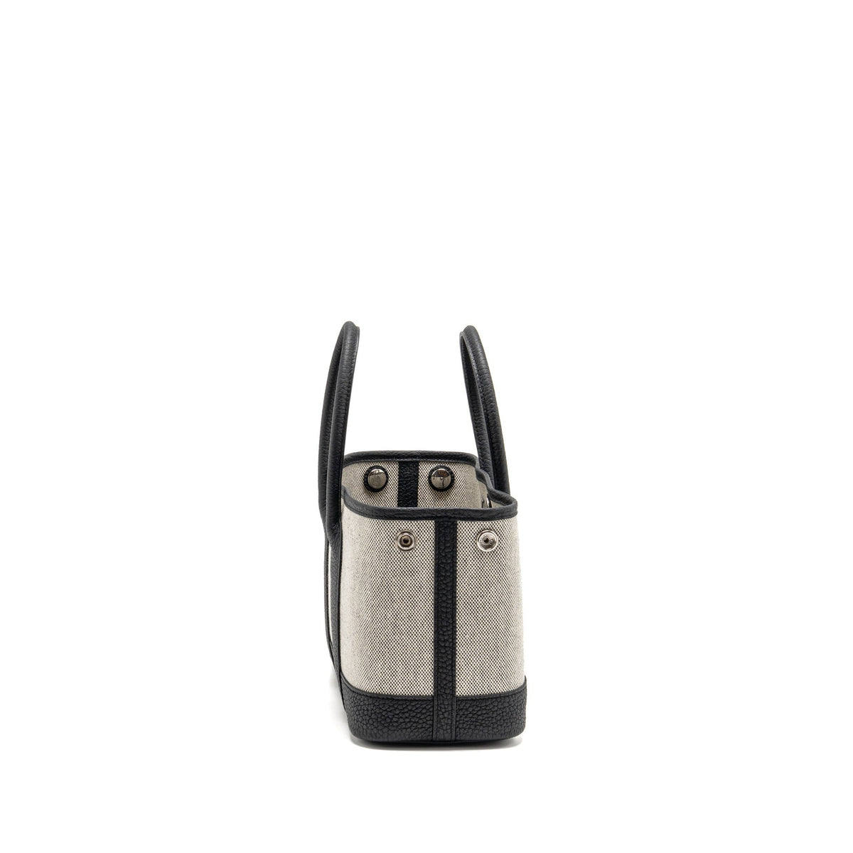 Hermes Neo Garden Party 23 Canvas / Negonda Ecru / Noir SHW