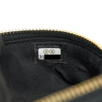 CHANEL TOP HANDLE MINI ZIPPER SOFT VANITY WITH CHAIN CAVIAR BLACK GHW
