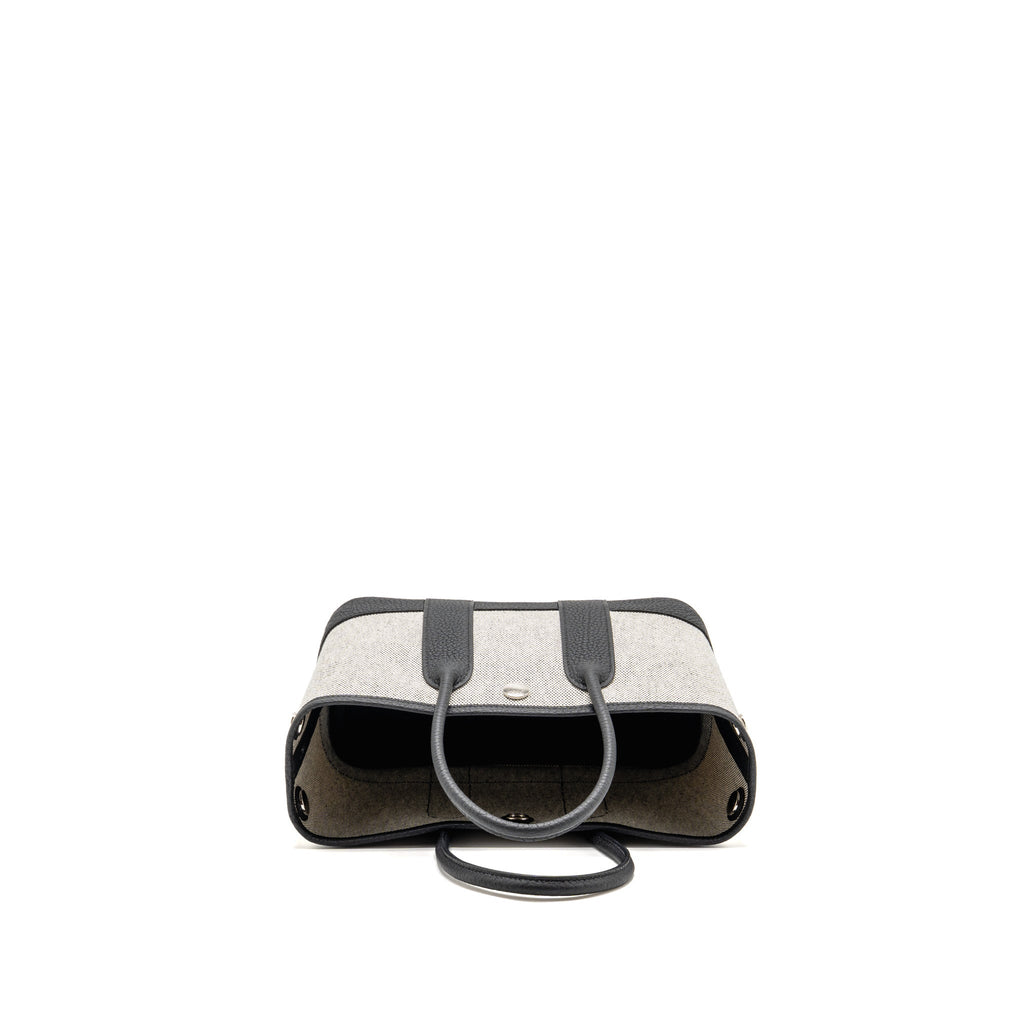 Hermes Neo Garden Party 23 Canvas / Negonda Ecru / Noir SHW