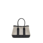 Hermes Neo Garden Party 23 Canvas / Negonda Ecru / Noir SHW