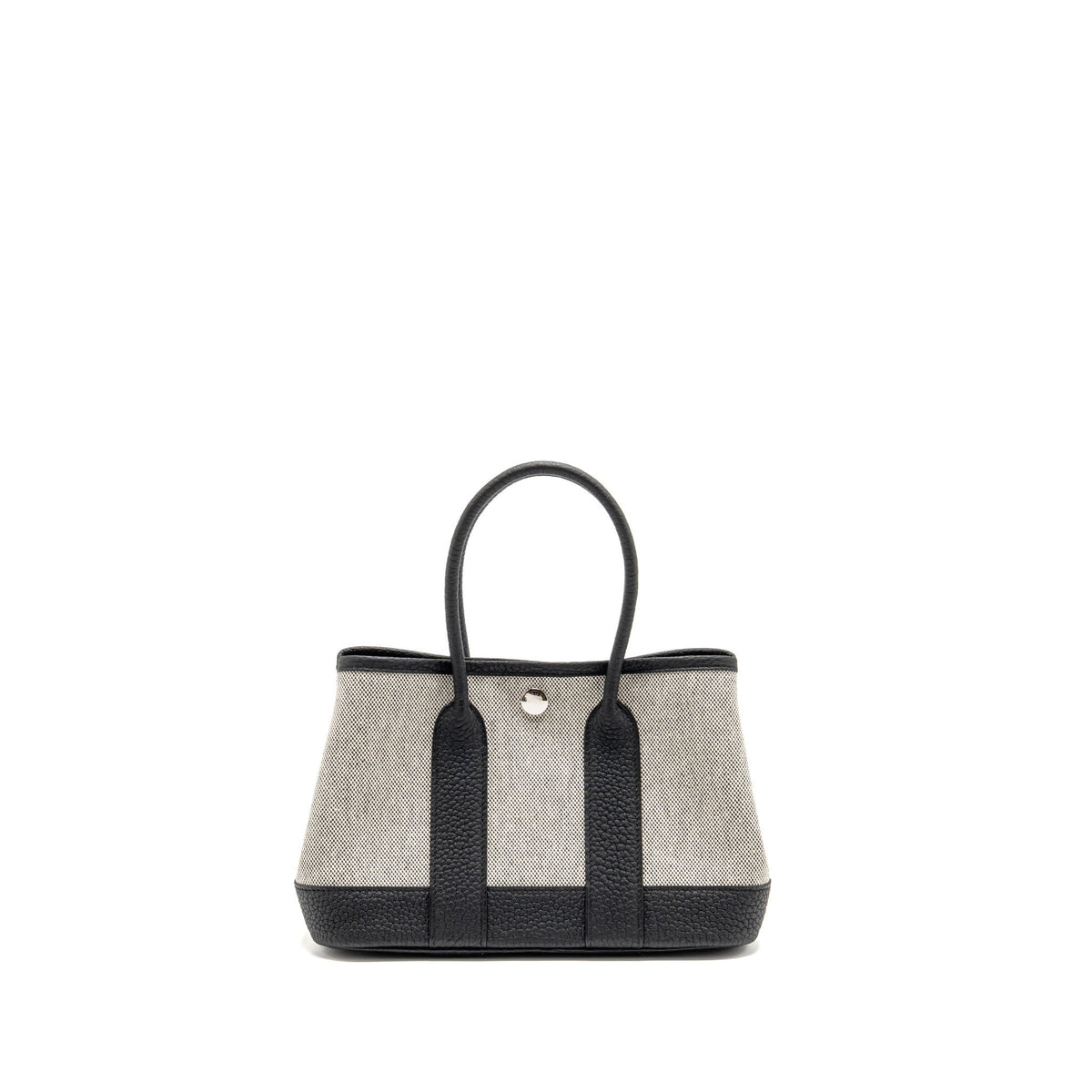 Hermes Neo Garden Party 23 Canvas / Negonda Ecru / Noir SHW