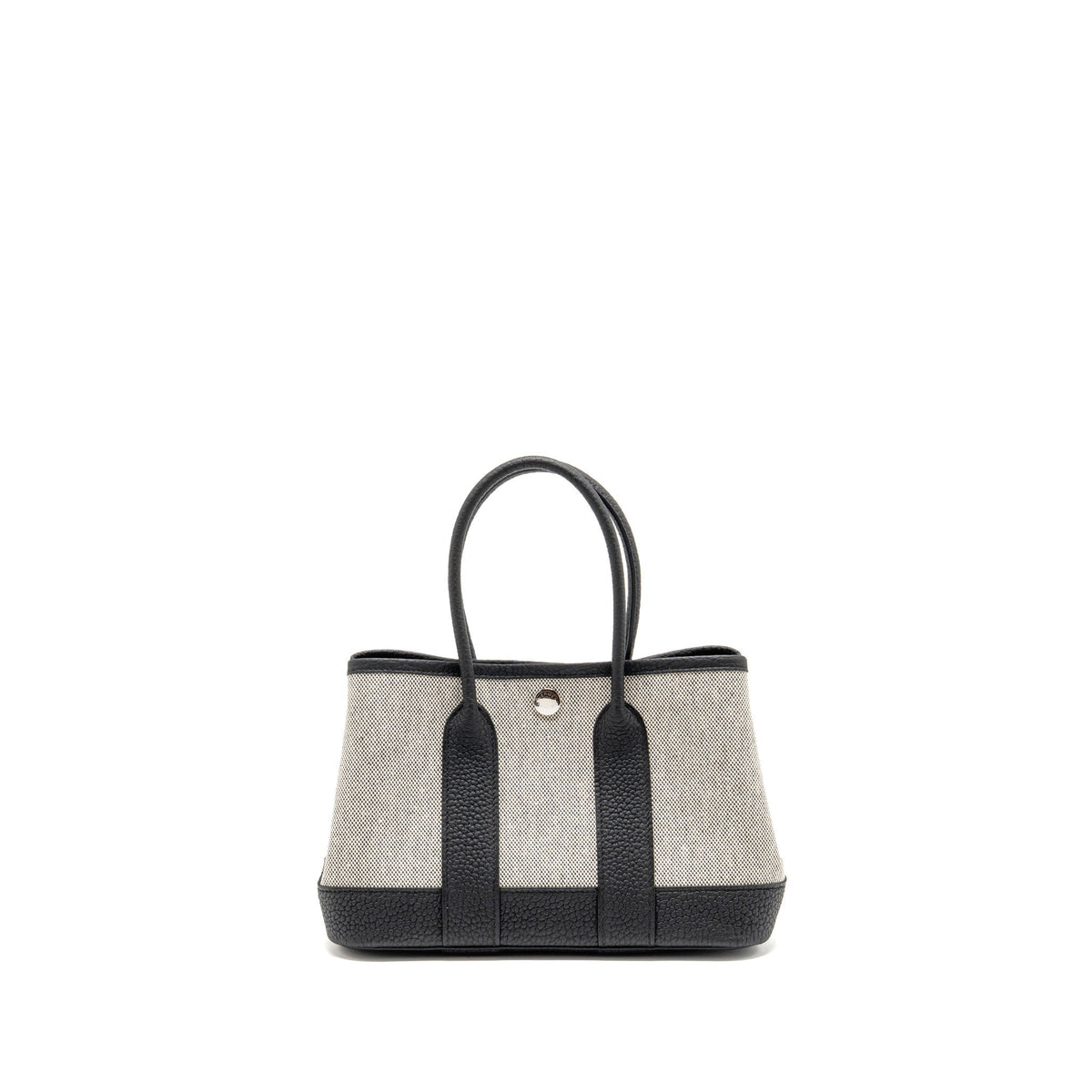 Hermes Neo Garden Party 23 Canvas / Negonda Ecru / Noir SHW