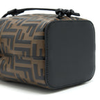 FENDI MON TRESOR MINI BUCKET BROWN GHW