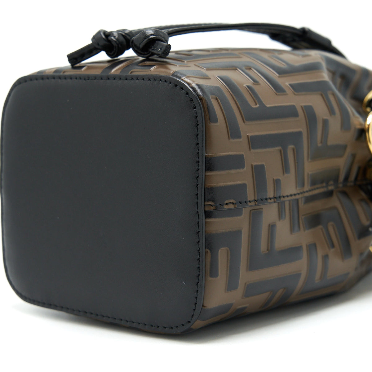 FENDI MON TRESOR MINI BUCKET BROWN GHW