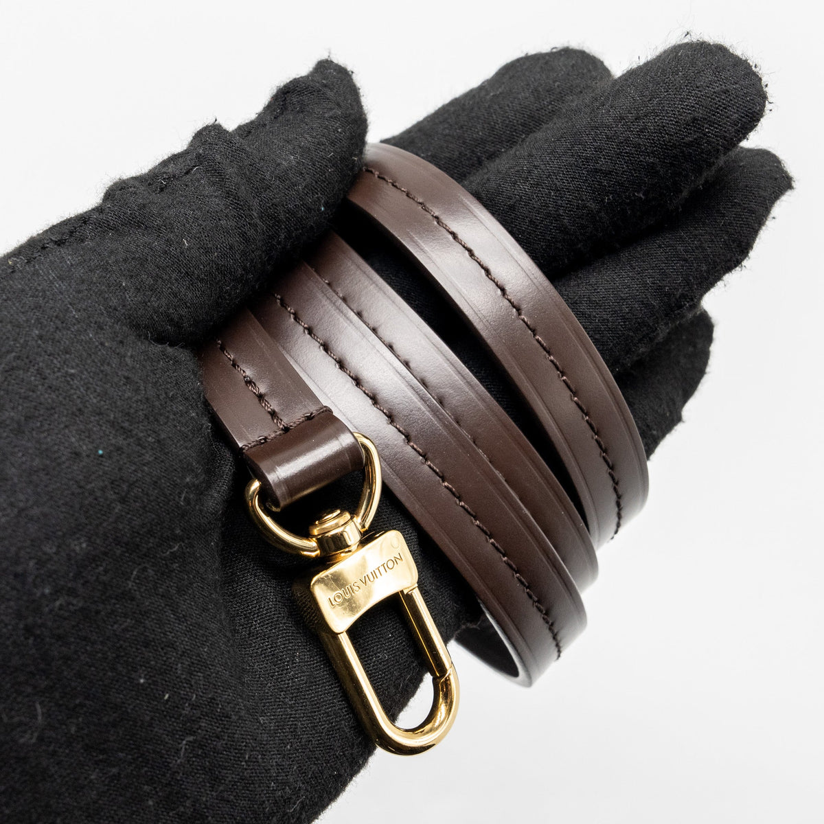 LOUIS VUITTON CROISETTE DAMIER EBENE CANVAS GHW