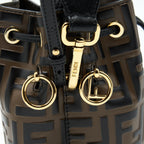 FENDI MON TRESOR MINI BUCKET BROWN GHW