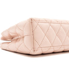 CHANEL 23K MINI SHOPPING TOTE CALFSKIN LIGHT PINK GHW(MICROCHIP)