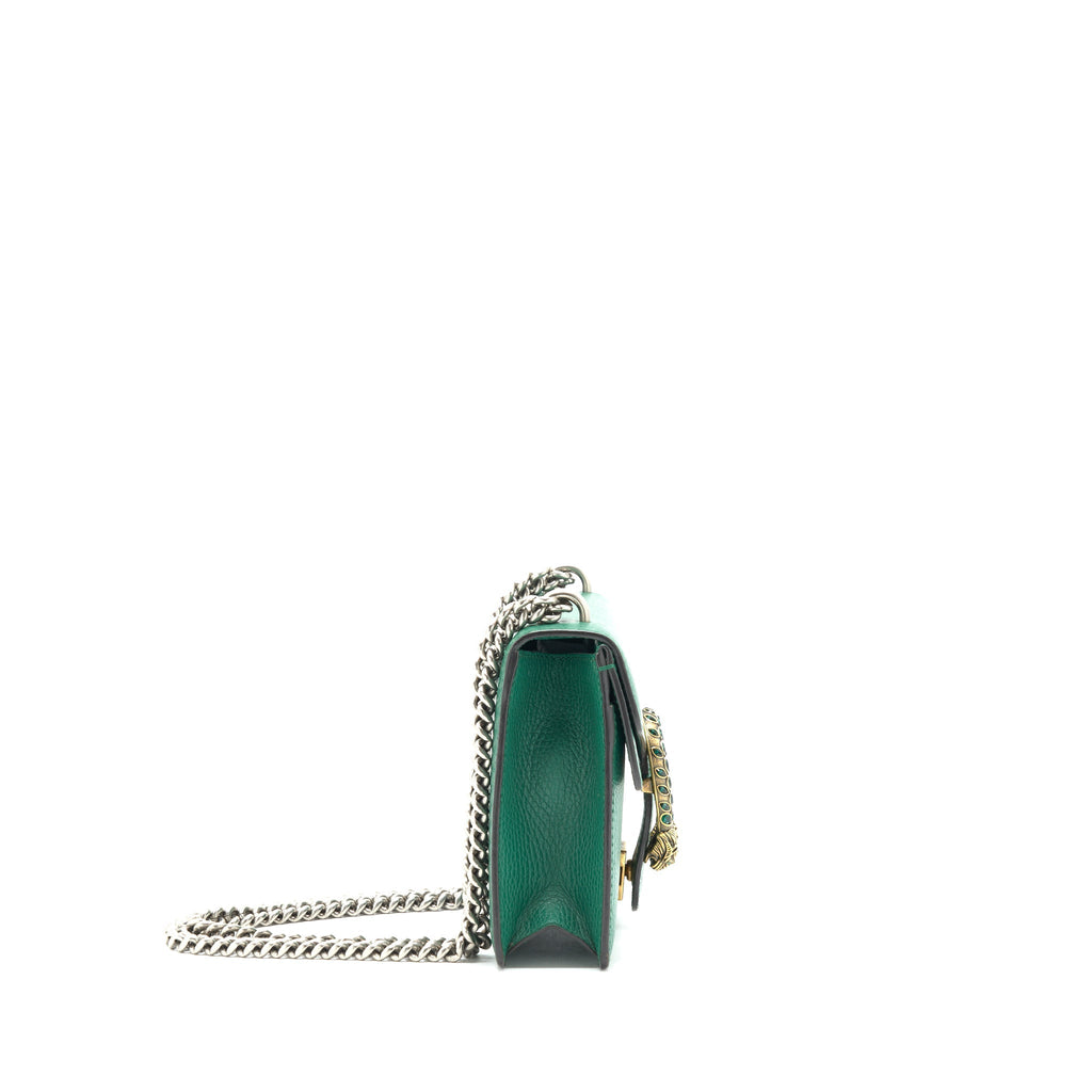 GUCCI MINI DIONYSUS BAG GREEN MULTI COLOUR HARDWARE
