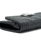 CHANEL BOY CARDHOLDER CAVIAR BLACK RUTHENIUM SHW