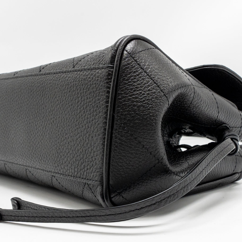 Chanel 26S Small Tote Grained Calfskin Black GHW (Microchip)