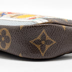 LOUIS VUITTON MINI POCHETTE HOLIDAY LIMITED PRINT MONOGRAM CANVAS GHW