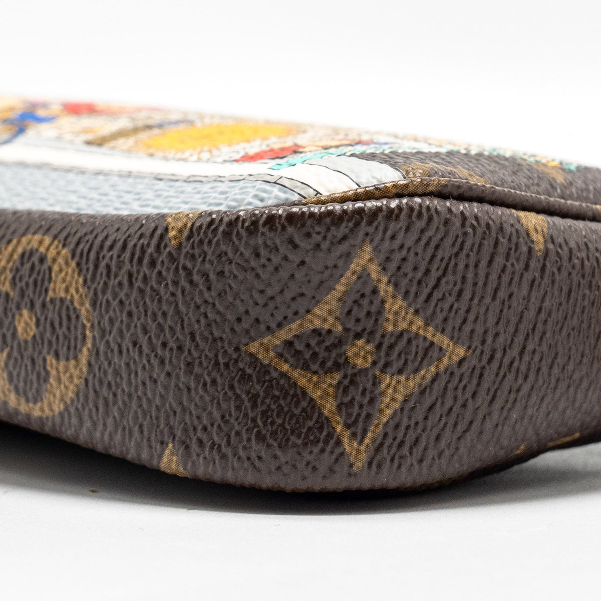 LOUIS VUITTON MINI POCHETTE HOLIDAY LIMITED PRINT MONOGRAM CANVAS GHW