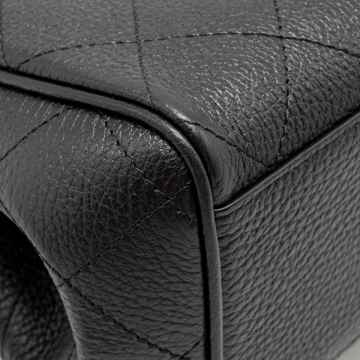 Chanel 26S Small Tote Grained Calfskin Black GHW (Microchip)