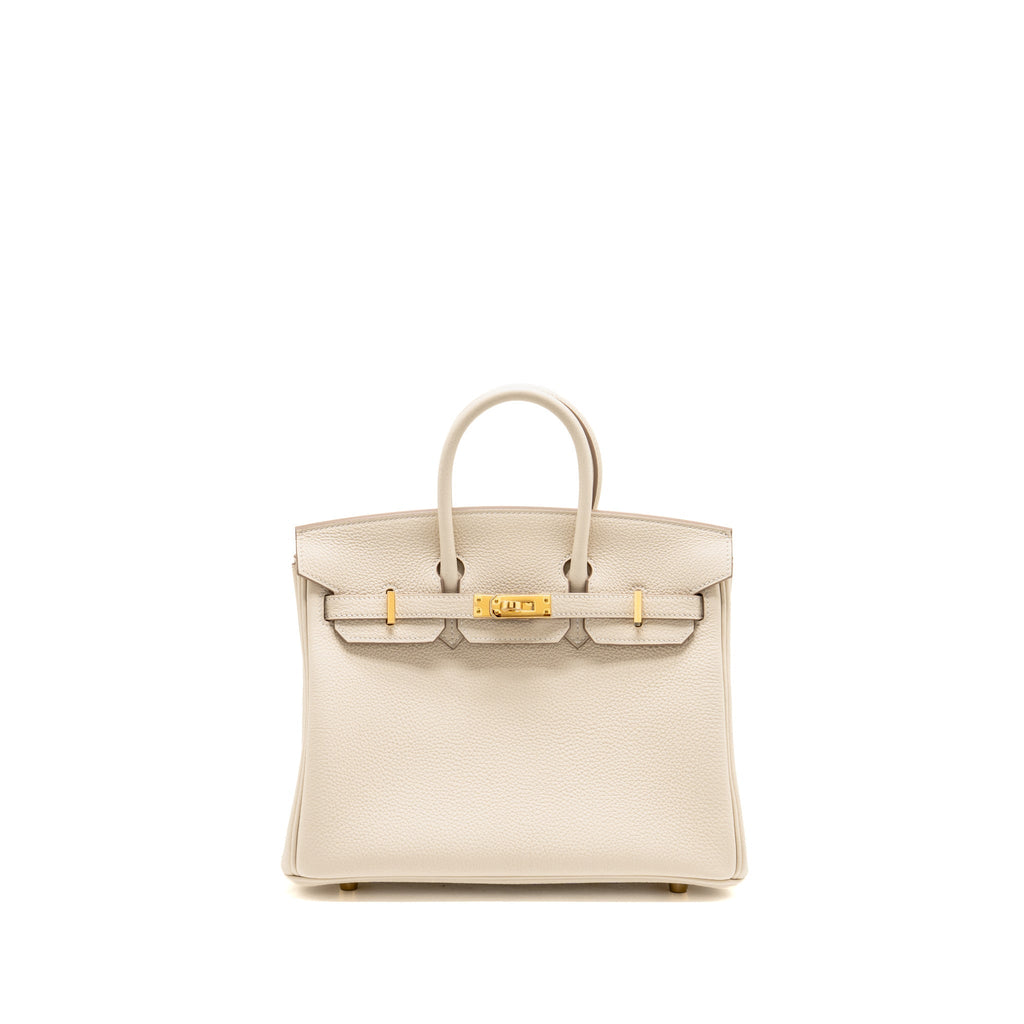 Hermes Birkin 25 Togo Craie GHW