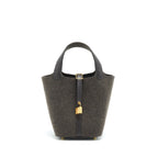Hermes Felt Picotin 18 Lock Bag GHW