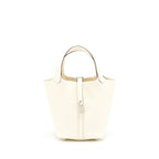 HERMES PICOTIN18 LOCK BAG NATA SHW