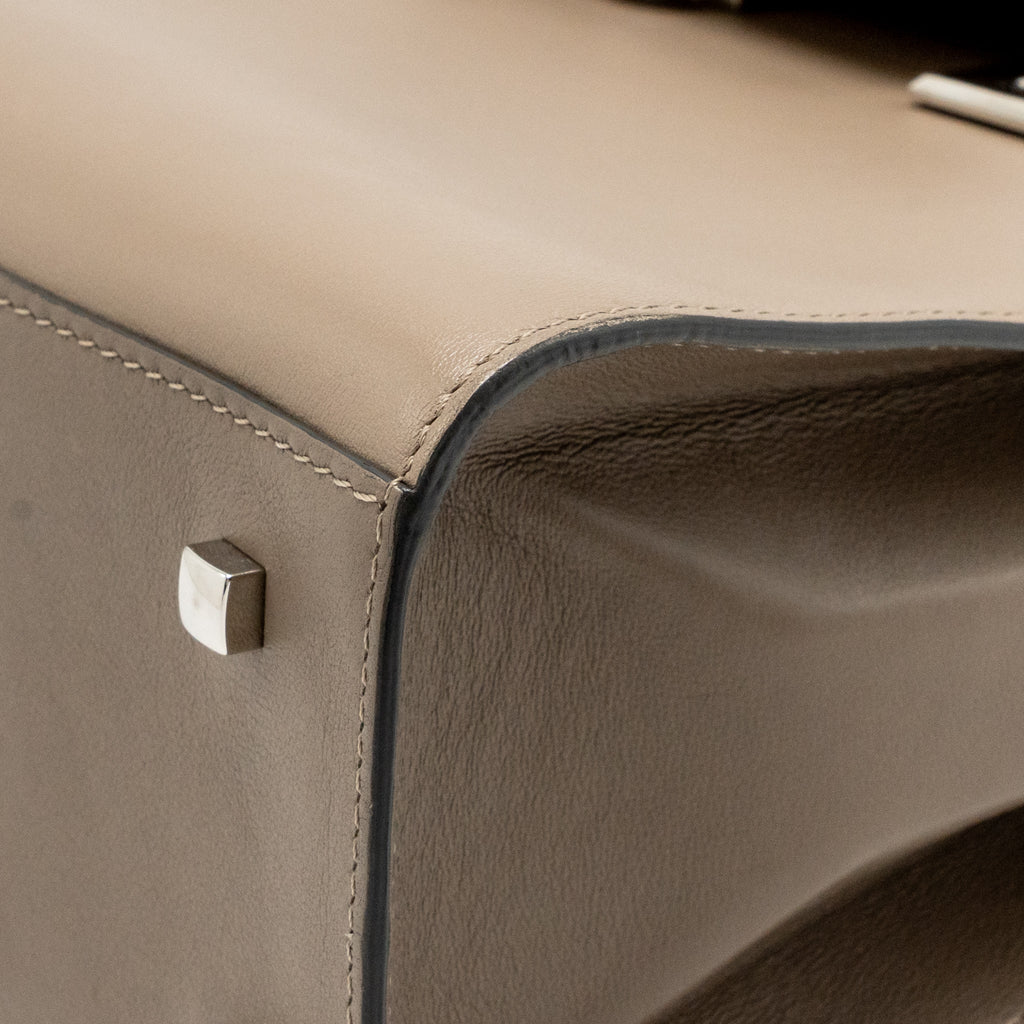 Delvaux tempete calfskin grey SHW