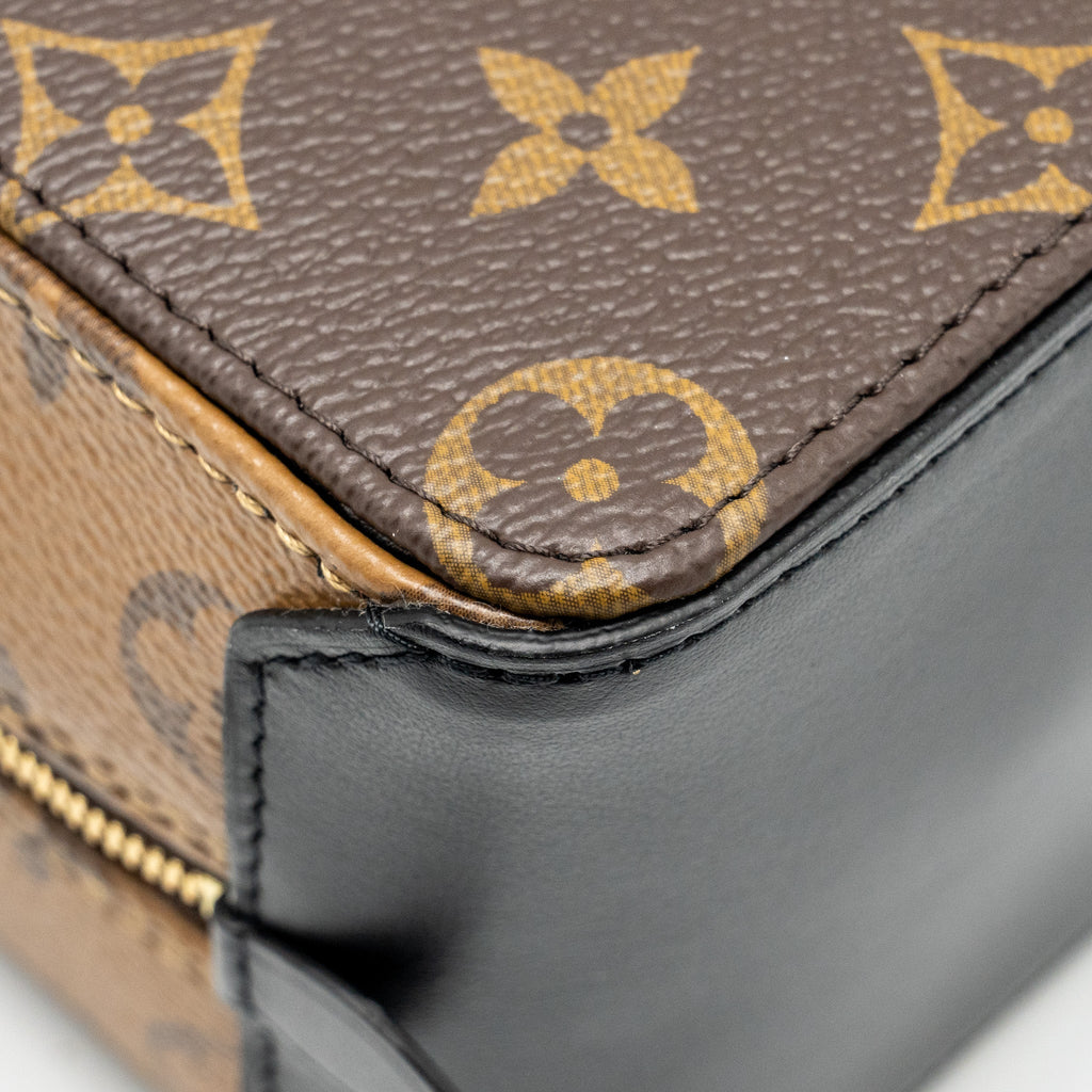 LOUIS VUITTON DICE BAG REVERSE MONOGRAM CANVAS / LEATHER GHW