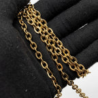 LOUIS VUITTON DAUPHINE CHAIN WALLET MONOGRAM REVERSE CANVAS GHW