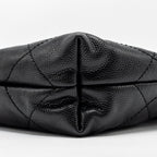 CHANEL MINI 22 BAG CAVIAR BLACK GHW (MICROCHIP)