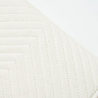 CHANEL CHEVRON CAVIAR WALLET ON CHAIN IVORY LGHW