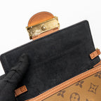 LOUIS VUITTON DAUPHINE CHAIN WALLET MONOGRAM REVERSE CANVAS GHW