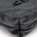 CHANEL MINI 22 BAG CAVIAR BLACK GHW (MICROCHIP)